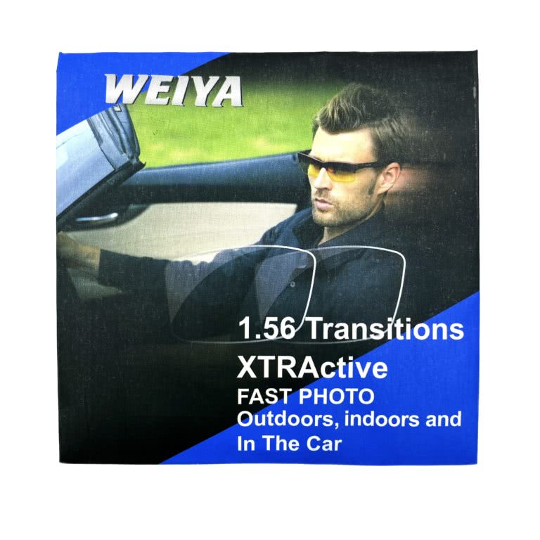Очковые линзы TRANSITIONS XTRACTIVE FAST PHOTO 1.56 (Пара линз)