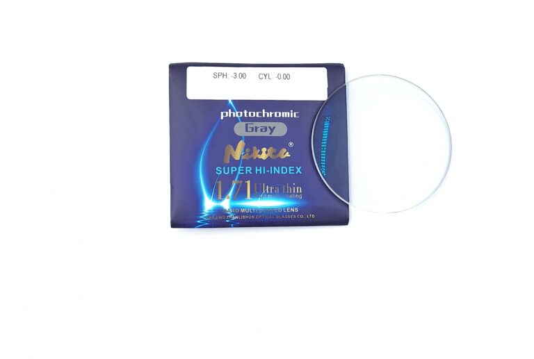 Очковые линзы Биасферика 1.71 PHOTOCHROMIC LENS 75mm GREY (Пара линз) Ультратонкие - Фото 1